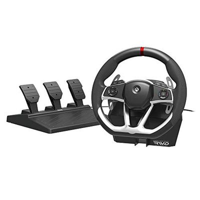 HORI Force Feedback Racing Wheel DLX – Spelratt med pedaler för Xbox Series X|S Xbox One
