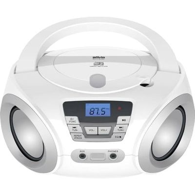 Silva Schneider FM-Radio, Vit, En Storlek