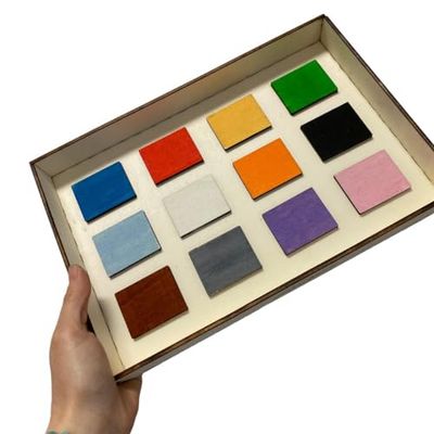 Materiale Montessori - Vassoio per appaiamento