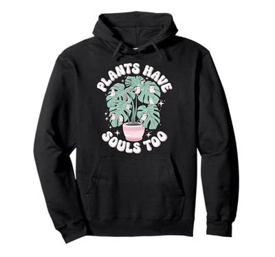 Cute Ghost Plant Kawaii Aesthetic Cottagecore Pullover Hoodie