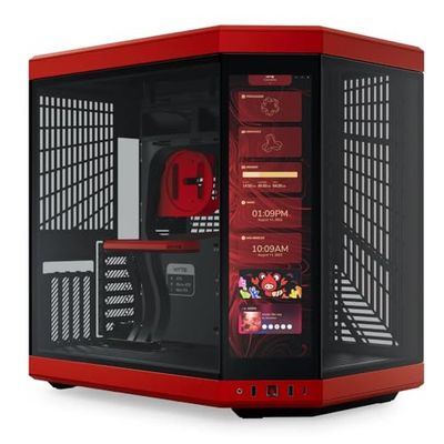 Hyte Y70 Touch Mid Tower Case Rojo/Negro (E-ATX/ATX/M-ATX/M-ITX)