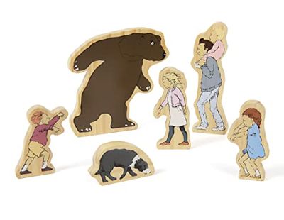 Yellow Door YD0402 We're Going on a Bear Hunt Wooden Character Set, 6 Pieces