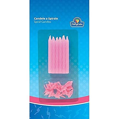 PartyCubee 33285 theelichtjes, roze, 12 stuks