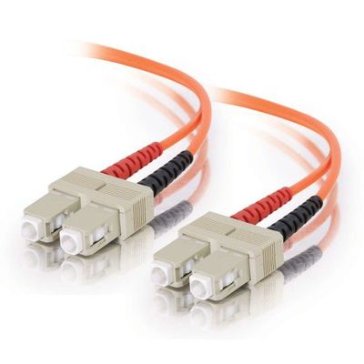 C2G 30m Fibre/Fiber Optic kabel voor Fast Ethernet, Fiber Channel, ATM en Gibabit Patch kabel SC/SC Duplex Multimode 62.5/125 MM
