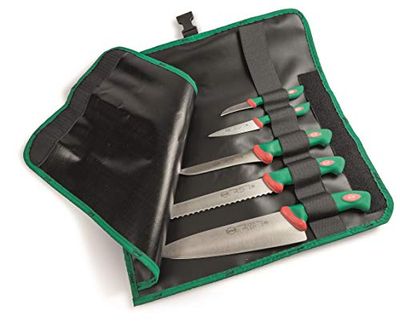 Sanelli 980605 Premana Professional Line - Bolsa de cocina (5 piezas, interior lavable), color negro
