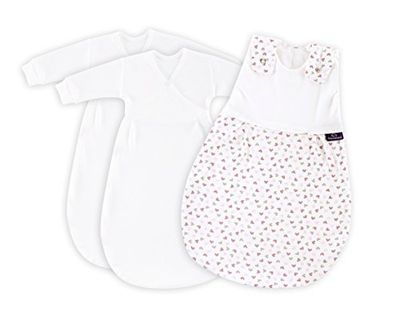 Träumeland s0101255 Gigoteuse liebmich 3 pièces Cœur Rose Taille 68/74, multicolore
