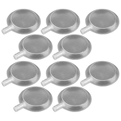 cyclingcolors 10x Squeak Riparazione per Giochi Cani Sostituzione Giocattolo Plastica Trasparente Animali Domestici, Ø42mm