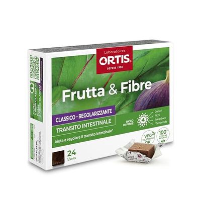 Ortis Fruta Y Fibra Clasico 24 Cubos, 24 Unità