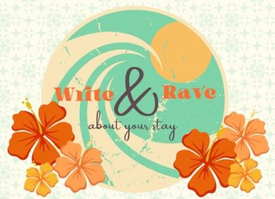 Write & Rave about your stay: Retro Guest Book for Vacation Rentals, Airbnb, VRBO, Vacation Home, Bed & Breakfast, Visitor Guest Log