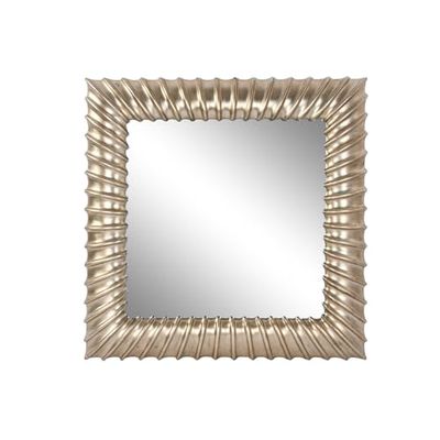 ESPEJO RESINA ESPEJO 95X8X95 DORADO