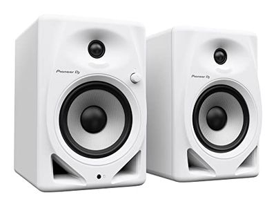 Pioneer DJ DM-50D Monitor de escritorio de 5" (blanco)