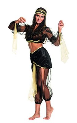 Boland - Costume adulte danseuse du ventre, foulard avec voile, haut, ceinture et pantalon, ensemble, carnaval, fête déguisée
