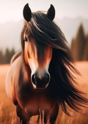 Notebook: A4 Horse Art Cover