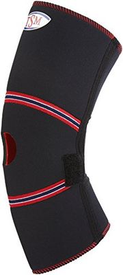 TSM 88 3609 Bandage de Sport Professionnel en Transtex pour Le Genou avec Ouverture pour la rotule Taille S