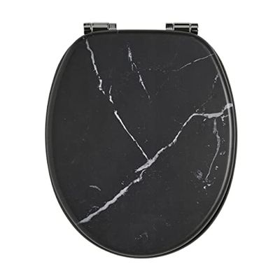 Wirquin 20724239 Woody - Tapa para inodoro (100% FSC, color negro