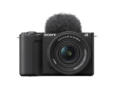 Sony ZV-E10 II K di Sony, Vlog camera APSC con lente intercambiabile 16-50mm II f/3.5-5.6 Power Zoom (video 4K60p,registrazione 4:2:2 a10 bit,26 MP, stabilizzazione digitale avanzata,Real Time Eye AF)