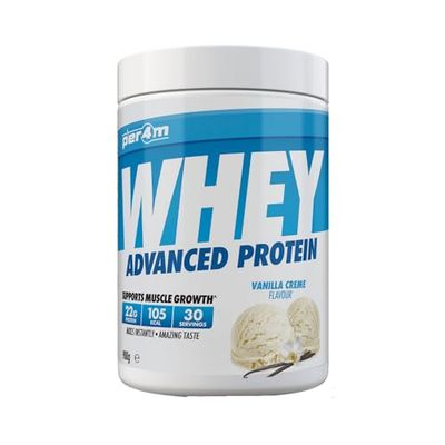 Per4m Whey Protéine Vanille Crème 900g – Protéine whey goût crème vanille pour le développement musculaire