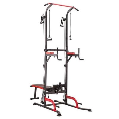 HMS Power Tower Pull Up Station with Multiple Accessories