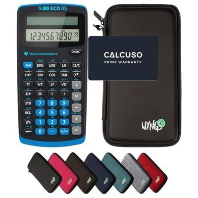 CALCUSO Basispakket zwart met Rekenmachine TI-30 ECO RS