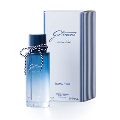 DIAMOND INTERNATIONAL GATTINONI | Nota Blu Eau de Parfum - Profumo Donna con Fragranza Fruttata, Agrumata e Floreale, Profumo per Donna dalle Estive Note Fruttate, Made in Italy, 75 ml