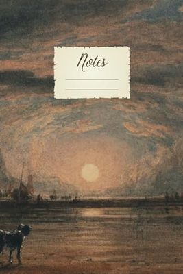 Notes: Lined Notebook Journal with Classical Vintage Art Aesthetic Design, 6x9, Ruled, 120 Premium Pages, 567