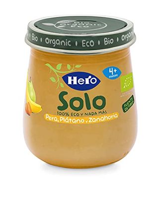 Hero Solo Tarrito de Plátano Ecológico, 120g