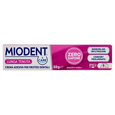 Rigident , Crema Adesiva per Dentiere, Forte Tenuta Tutto il Giorno, Senza Conservanti e Aromi, Confezione da 3 x 50 g