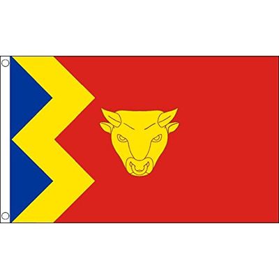 AZ FLAG - Drapeau Birmingham - 90x60 cm - Drapeau Birmingham City 100% Polyester Avec Oeillets Métalliques Intégrés - Pavillon 50 g