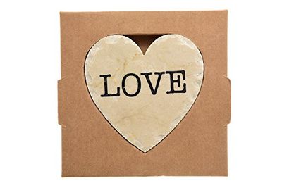 SVE Stoneheart Coeur de Pierre, Fantaisie, marbre 10x10x2 cm Capital Love