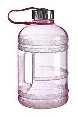 Premier Housewares Sport-drinkfles, 1890 ml, roze, PETG-kunststof, roestvrij staal, eenheidsmaat, 12 x 12 x 23