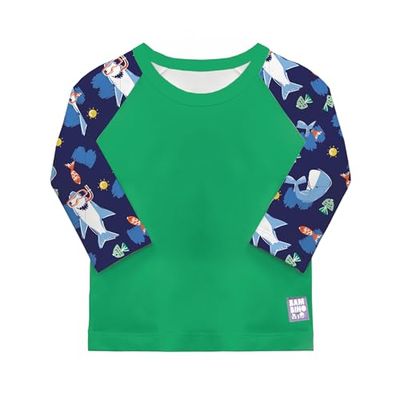 Bambino Mio, 1-2 jaar zonwerend shirt, gecomprimeerde mouwen met uv-bescherming UPF40+, Marine Explorers