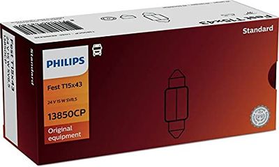PHILIPS 13850CP Festoon T15X43 24V
