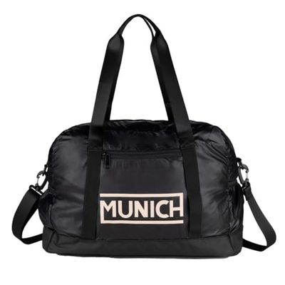 Munich Tropisk Savage Gym Bag Animal Black, Unisex vuxna väskor, svart, en storlek, svart, Talla única