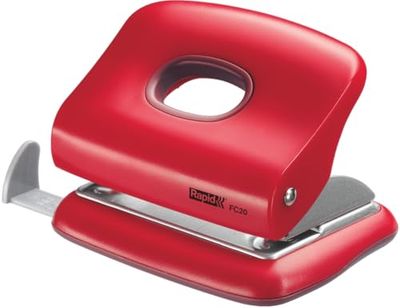 Rapid FC20 Fashion Perforateur 20 feuilles Rouge