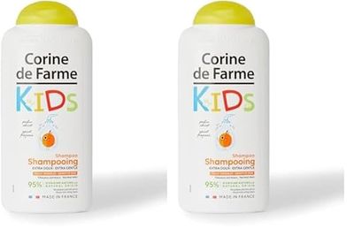 Shampooing Kids Extra-Doux à l'Abricot (Lot de 2) - Corine de Farme - 600ml