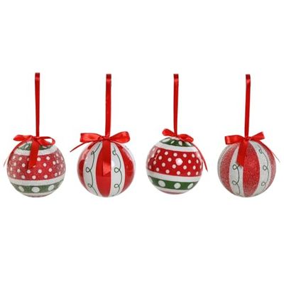 BOLA DECORACION SET 7 PVC 25X21,5X8,5 VERDE