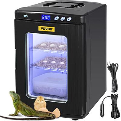 Machabeau Incubator 5°-60 °C (36-140 °F), 25 l, automatische broedmachine met constante temperatuur voor reptielen of amfibieën