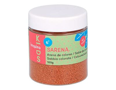 INNSPIRO Sable de couleur marron 100 gr, pour décoration et artisanat