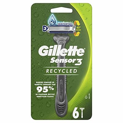 Gillette Sensor3 Recycled Rasoir Jetable 3 Lames x6