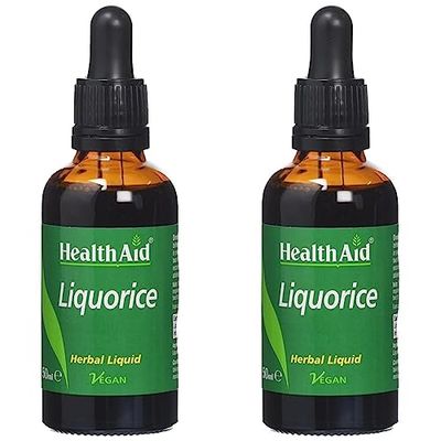 HealthAid Liquorice (Glycyrrhiza glabra) 50ml Liquid (Pack of 2)