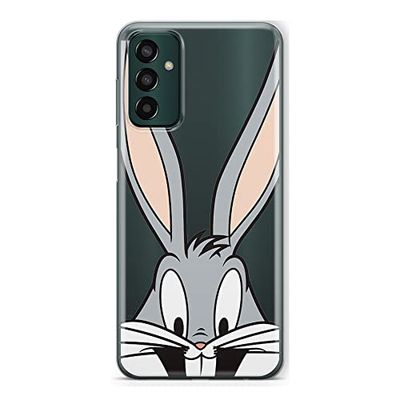 ERT GROUP mobiltelefonfodral för Samsung M13 4G originalt och officiellt licensierat Looney Tunes mönster Bugs 001 optimalt anpassad till formen på mobiltelefonen, gedeeltelijk transparant