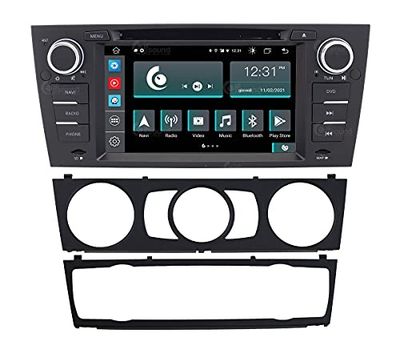 Autoradio Custom Fit per BMW Serie 3 Android GPS Bluetooth WiFi Dab USB Full HD Touchscreen Display 7" processore 8core e comandi vocali