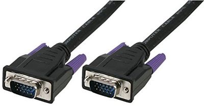 Pro Signal PSG03731 Fully Wired 15 Pin SVGA Male to Male Monitor Lead, 2m, Black