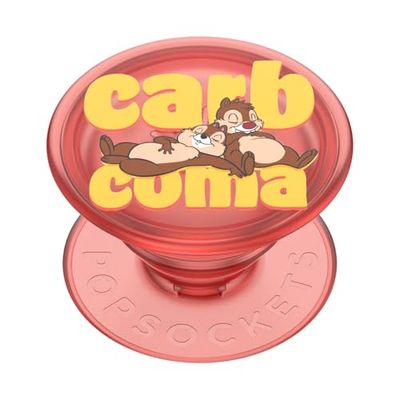 PopSockets: Impugnatura per telefono con cavalletto espandibile, impugnatura adesiva, Disney Breakfast Buddies - Chip 'n Dale Carb Coma
