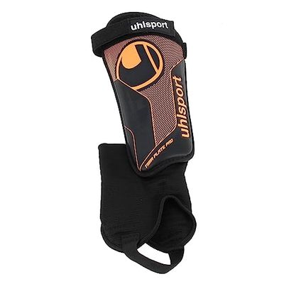 uhlsport Tibia Plate Pro scheenbeschermers voor kinderen en volwassenen, voetbal, licht design met harde schaal en enkelbescherming, uniseks, mannen en vrouwen, maat M