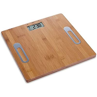 Cosy & Trendy 9618768 Pèse Personne digital-Bambou-150Kg-Pile Lithium 3V Incluse