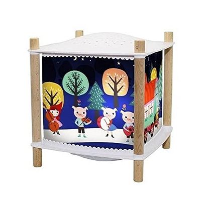 Trousselier – Pequeña Caperucita Roja – Luz nocturna para bebé musical y luminosa y infantil – Linterna ReVOLUTION 2.0 – Regalo de nacimiento – Luz nocturna recargable – Proyector cielo estrellado –