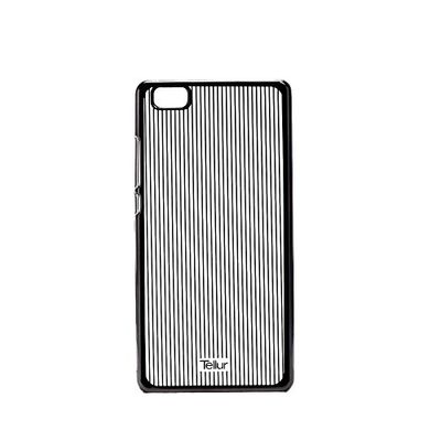 TELLUR TLL113531 Coque Rigide pour Huawei P8 Lite avec Motif Rayures Verticales Noir