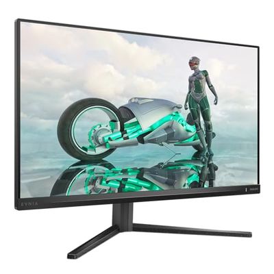 Philips 27M2N3200AM - Monitor Gaming Full HD de 27 Pulgadas, 180 Hz, 1ms GtG, FreeSync Prem., G-Sync Comp. (1920x1080, 2X HDMI, DisplayPort) Negro/Gris