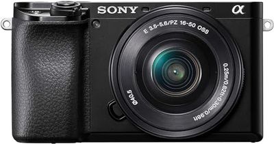 Sony Alpha 6100L - Kit Fotocamera Digitale Mirrorless con Obiettivo Intercambiabile SELP 16-50mm, Sensore APS-C, Video 4K, Real Time Eye AF, Real Time Tracking, ILCE6100B + SELP1650, Nero